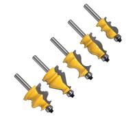 Wood Milling Cutter 1PCS 8mm Shank Casing & Base Molding Router Bit Set CNC Line Woodworking Cutter Tenon Cutter for Tools Router Bit(NO3)