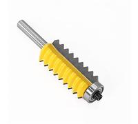 Wood Milling Cutter 8mm Shank Milling Cutter Raised Panel "V"Joint Router Bits Finger Joint Glue Mill Tools for Wood Tenon Woodwork Cutters Router Bit(8x55mm)