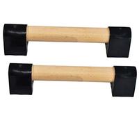 Wood Mini Parallettes Set for Gymnastics or Push up Bars. Portable. (12)