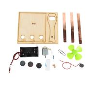 Wood Model Electric Fan Handmade Project Set for Learning Physics Concepts Through Hands on Experiment Science Activity Wind Physics Learning