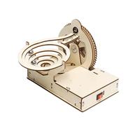 Wood Model Kit | Wooden Mechanical Science Toys - Track Gears Toys,for Children Home Playroom Activity Center School Travel Play Holiday Birthday Party Indoor Outdoor