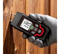Wood Moisture Meter TA666A with LED Indicator for On-Site Humidity Monitoring in Carpentry and Construction Work