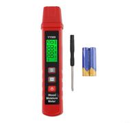 Wood Moisture Tester Portable Digital LCD Humidity Detector for Building Materials, Auto Shutdown & Battery Indicator, 2X AAA Power