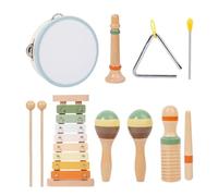Wood Musical Instruments Educational Percussion Toy Xylophone Drum Sensory For Toddler Play And Learning For Babies