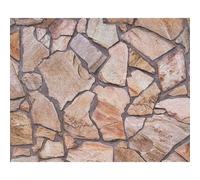 Wood N Stone Cottage Natural Rock Rural Photo Red Brown Wallpaper A.S. Creation Red One Size