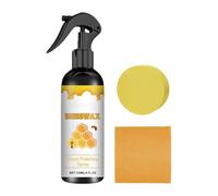Wood Nourishing Spray - 120ml Liquid with Towel and Sponge | Wood Floor Restore Coating Spray - for Cabinet Table Shelf Desk Chairs Living Room Entryway Apartment