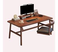 Wood Office Desk,Computer Table,Workbench,Metal Frame,Sturdy Construction,for Offices,Studies,Bedrooms,Living Rooms 120cm
