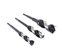 Wood Owl 00707 3 Piece Set OverDrive Fast Boring Ultra Smooth Auger Brad Point Boring Bits Containing the Following Sizes 5/8”, 3/4” and 1”