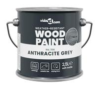 Wood Paint Wall Print Outdoor Coating Weatherproof Quick Drying Fence vidaXL