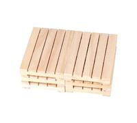 Wood Pallet Coasters, Cold Drinks Insulation Pad Cup Coaster, Mini Wooden Pallet Beverage Pot Mat(natural)