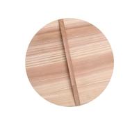 Wood Pan Lid Round Skillet Cover Anti Scalding Lightweight 20cm
