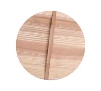 Wood Pan Lid Round Skillet Cover Anti Scalding Lightweight 24cm