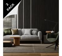 Wood Panel Co Acoustic wall panel LED strip lights - Cool Tone 2 Pack 2.4m in Clear Wood Panel Co Clear