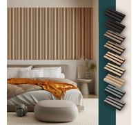 Wood Panel Co Acoustic Wood Slat Wall Panel In Original Oak in Light Oak | Size: 1 Pack Wood Panel Co Light Oak 1 Pack