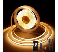 Wood Panel Co Cob Led Strip Lights 3000K 2M Dimmable, Cuttable And Flexible
