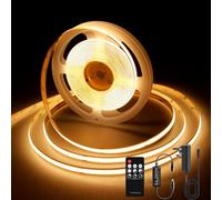 Wood Panel Co Cob Led Strip Lights 3000K 4M Dimmable, Cuttable And Flexible Warm