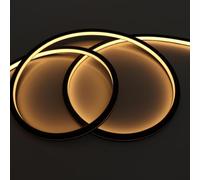 Wood Panel Co LED Light Strip for Acoustic Slat Panels, 240 cm x 1.2 cm, Black, Dimmable, Cuttable (4)