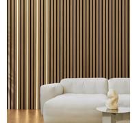 Wood Panel Co LED Light Strip for Acoustic Slat Panels, 240 cm x 1.2 cm, Black, Dimmable, Cuttable (5)