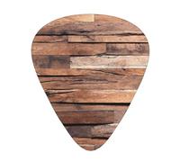 Wood Panels Wall And Floor Texture,12 Pcs Guitar Pick,3 Different Thickness Plectrums for Acoustic Guitar Bass Ukulele (0.46mm 0.96mm 0.71mm)