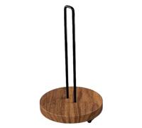 Wood Paper Towel Holder,Wooden Paper Towel Holder - Roll Towel Rack - Paper Hanger Rack for Bathroom Towel Rolls with Anti-Skid Base for Kitchen