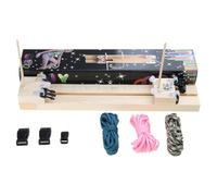 Wood Paracords Wristband Maker Adjustable Paracords Jigs Maker Paracords Braiding Weaving Craft Tool Adjustable Paracord Braiding Machine Hand Paracord Keychain Making Tool