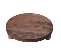 Wood Pedestal Stand - Elevated Plant Holder, Decorative Display Base, Hardwood Accent Pieces, Country Style Decor | Raised Cake Plates, Durable Flowerpot Risers, Vintage Design Showcase