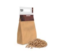 Wood Pellets BBQ Grill Wood Fired Pizza Oven Kamado Smokers Hickory 6kg Brown