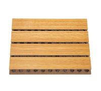Wood Perforated Acoustic Panel for Ktv and Cinema Sound | Slot Design, Wood Build, Creative Pattern, Home Theatre Rooms, Reduces Echoes and Adds Decorative Finish
