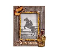 Wood Picture Frame Unique Handicrafts Home Picture Photo Frame Vintage Wall Decor Gift Frames (Denim Style)