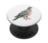 Wood Pigeon bird, Garden Bird PopSockets Adhesive PopGrip