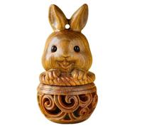 Wood Pills Box Woodcarving Shape Design Case Container for Easy Carrying and Secure Storage Pills Box Portable Storage Can