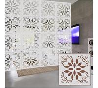 Wood Plastic Hollow Hanging Room Divider Panel - Decorative Wall Screen for Bedroom, Study, or Entrance (45 Pieces)