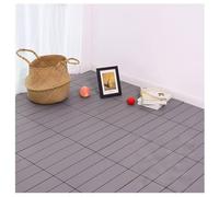 Wood-plastic Splicing Floor Panel for Outdoor Balcony Terrace Garden Anti-corrosion DIY Matching Flooring Textured Decking C 30 * 30 * 2cm