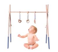 Wood Play Gym Toys,Eco-Friendly Pine Wooden Frame - Toddler Learning Toys for Living Room, Room, Early Childhood Education Center, Nursery