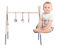 Wood Play Gym Toys,Folding s Gym Toy Pine Frame - Early Development Toys for Nursery Room, Room, Living, Early Childhood Education Center