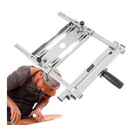 Wood Positioning Guide Tool - Multifunctional Woodworking Hole Locator, Portable Drilling Guide | Adjustable Metal Positioner for Electri Circular Wood Projects