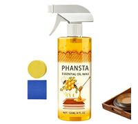 Wood Protection Solution - 120mm Beeswax Finish Natural Repair Spray Sponge Accessories | Suitable for Caring for Wooden Floors, Repair Furniture, Managing Interiors, Families
