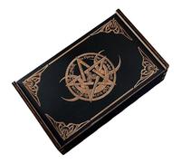 Wood Push Pull Tarot Cards Storage Box Portable Card Container Astrologys Trinkets Box Divination Card Storage Case