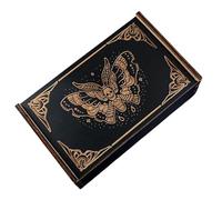 Wood Push Pull Tarot Cards Storage Box Portable Card Container Astrologys Trinkets Box Divination Card Storage Case