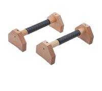 Wood Pushup Bars Exercise Non-Slip Parallettes Handle Stands Calisthenics Fitness Equipment Home Strength Training for Fitness, Gymnastics, Aerobics(B-50cm)