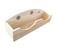 Wood Rabbit Hay Feeder Manger Cage Hanging Small Animals Hamster Chinchilla