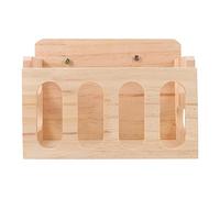 Wood Rabbit Hay Feeder Pet Food Dispenser Feeding Manger for Chinchilla Pigs