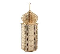 Wood Ramadans Advent Calendar Countdown To Eid LED Holiday Decoration Battery Operated Countdown Calendar Ornaments
