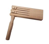 Wood Ratchets Noise Makers Mexicans Matraca Kid Percussion Castanets Toy Spinner Rattles Soundboard Educational Toy Ratchet Noise Maker