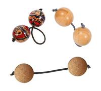 Wood Rhythm Sandball Hand Assault African Shaker Portable Percussion Musical Instrument Hand Shaker Ball Student Adult Musicians Tool