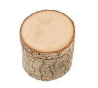 Wood Ring Box Wedding Natural Lightweight Portable | Rustic Natural Wood Wedding Ring Box Vintage Shabby Chic Smooth Interior