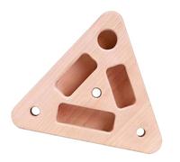 Wood Rock Climbing Fingerboard Multifunction Finger Strengthener Training Board for Strengthening Exercises Light Weight Portable Finger Strength Trainer