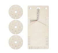 Wood Round Bracelets Weaving Portable Craft Set for Jewelry Making and Art Projects Kids Craft Weaving Board