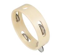 Wood Round Handbell Single Row Tambourine Handheld Musical Tambourine Easy To Grip Percussion Drum Musical Instrument Single Row Tambourines Suitable For Infants And Handheld Percussion Drum