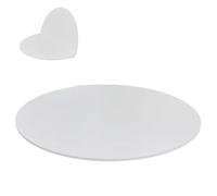 Wood Round Table Top, Large Circle Folding Tables, Two-Fold Foldable Surface, Ftable Top Extender Without Legs, for Dining Room, Party(B,1.4m)